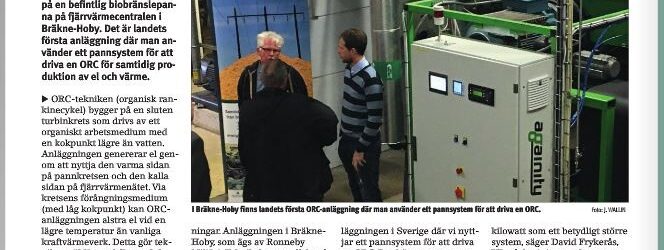 Againity highlighted in Fjärrvärmetidningen